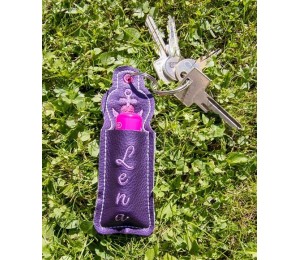 Stickdatei- ITH Lippenbalsam oder USB Stick Tasche STERN